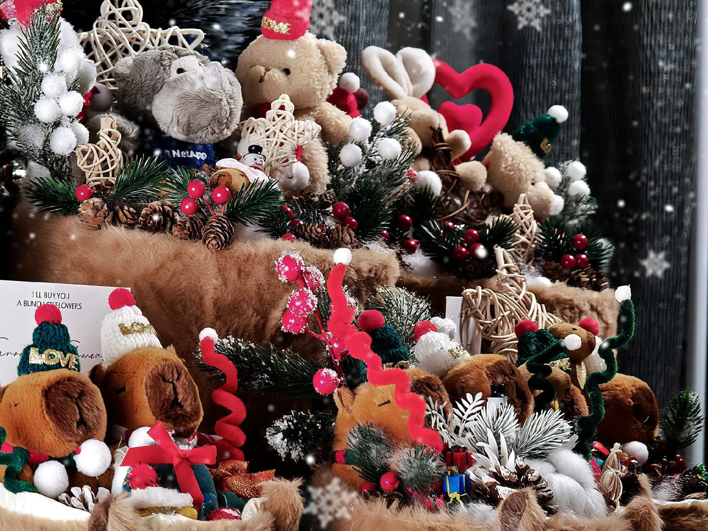 🌸 Плюшени Капибара Букет 💝