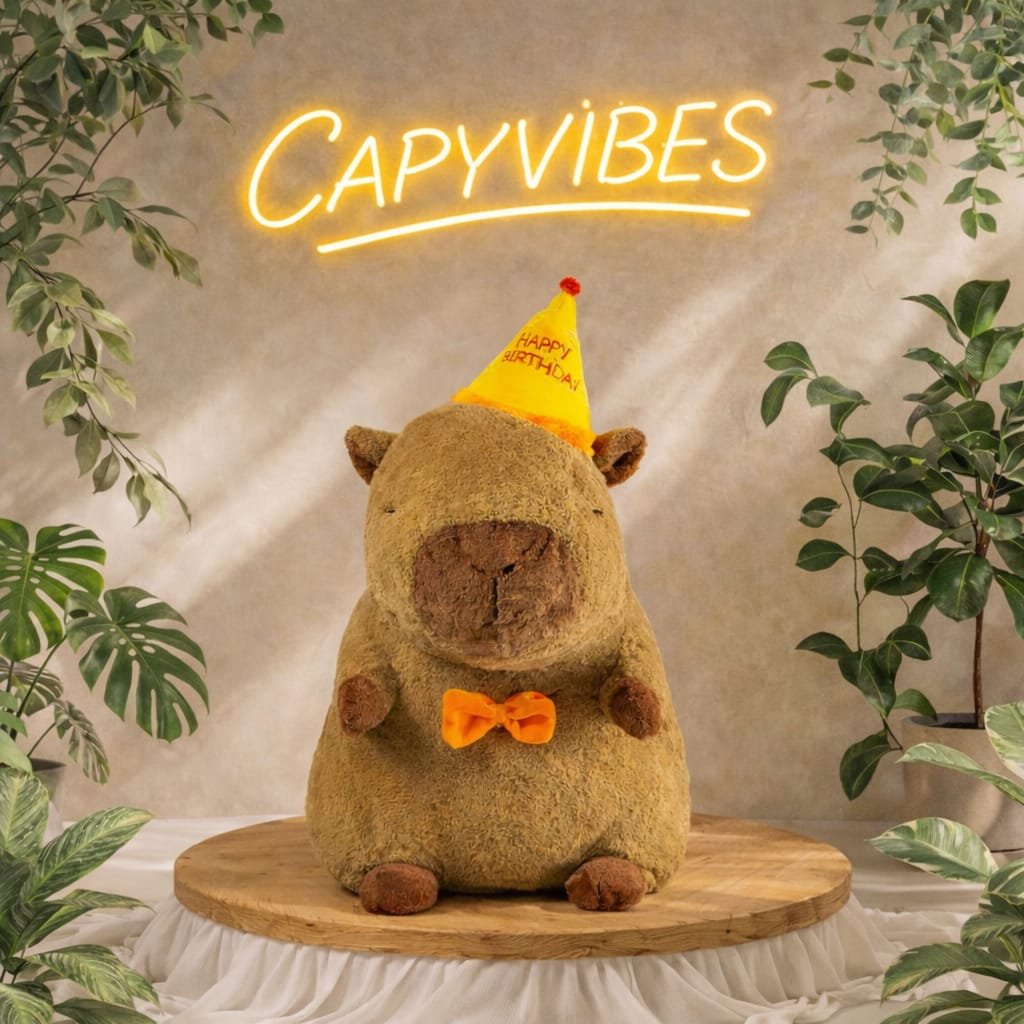 Плюшена капибара Happybirthday, Капибара честит рожден ден